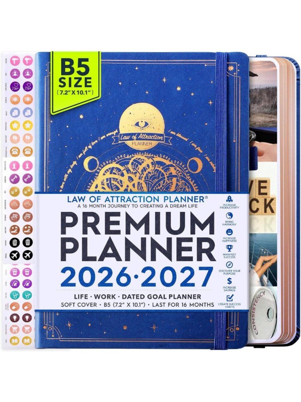 2026-2027 Weekly & Monthly Planner, 16-Month Daily Organizer with Gift Box